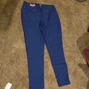 Ashley Stewart Women's Skinny Jeans - Deep Blue